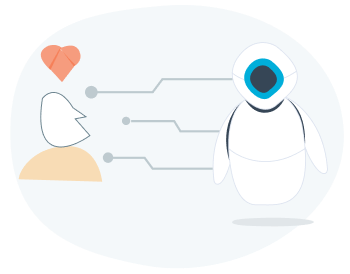 ilustração blog: Como Melhorar a Experiência do Cliente com IA
